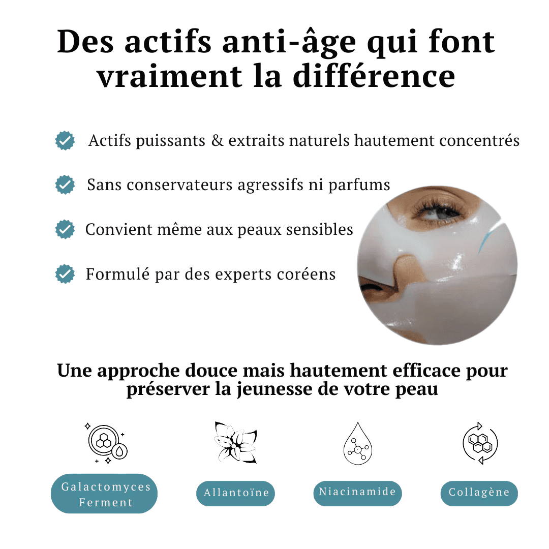 Masque Rajeunissant Bio Collagène & Actifs Naturels