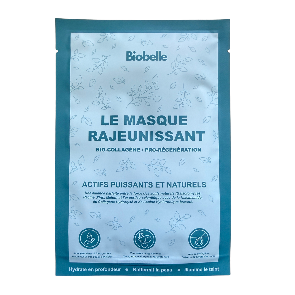 Sachet de masque visage hydrogel Biobelle