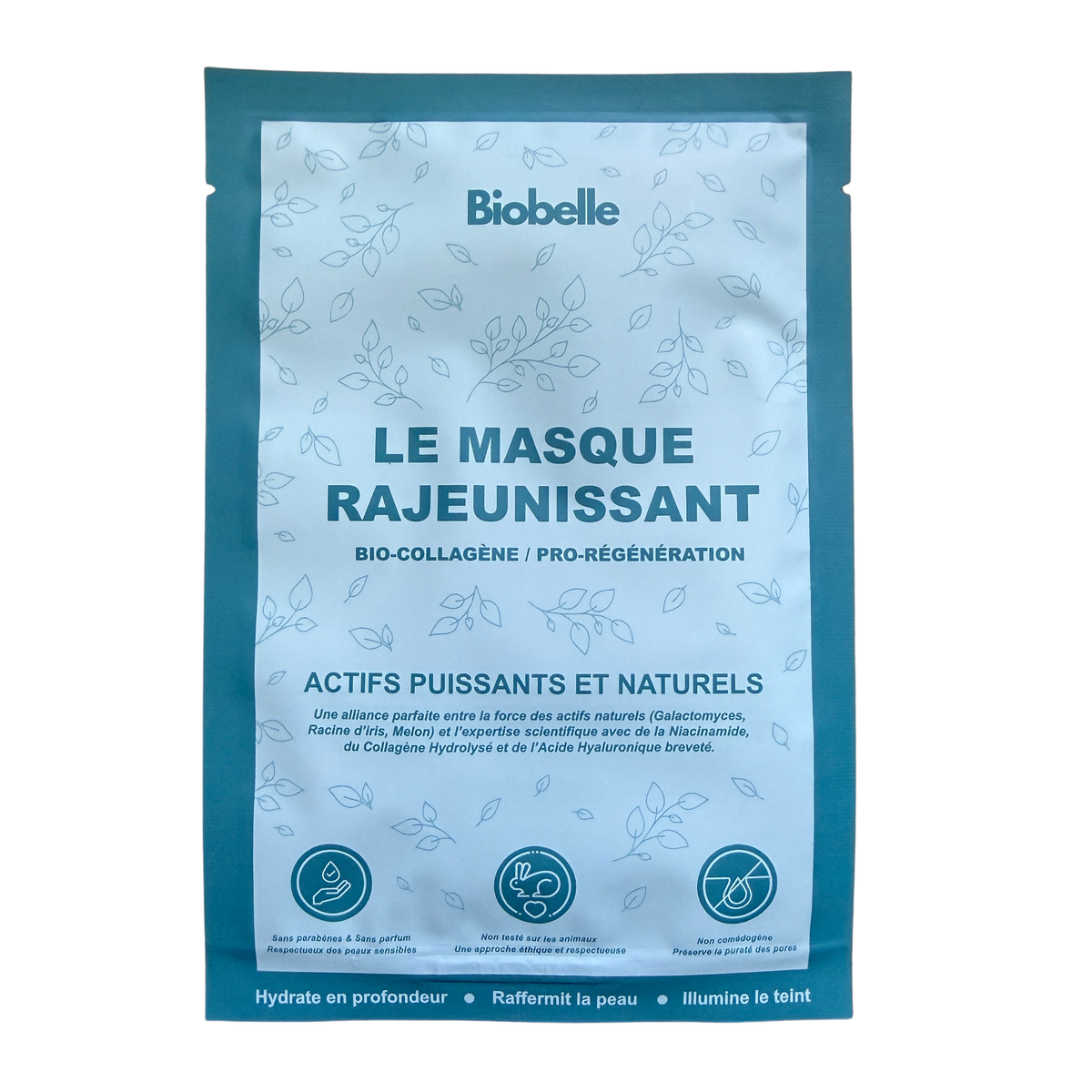 Sachet de masque visage hydrogel Biobelle