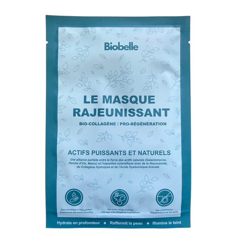 Sachet de masque visage hydrogel Biobelle