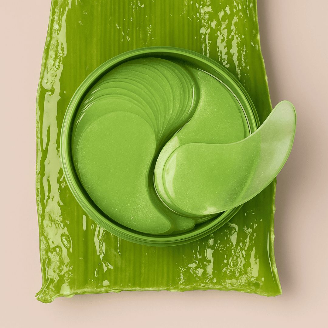 Pot de patchs yeux hydrogel à l'aloe vera Biobelle – vue 2